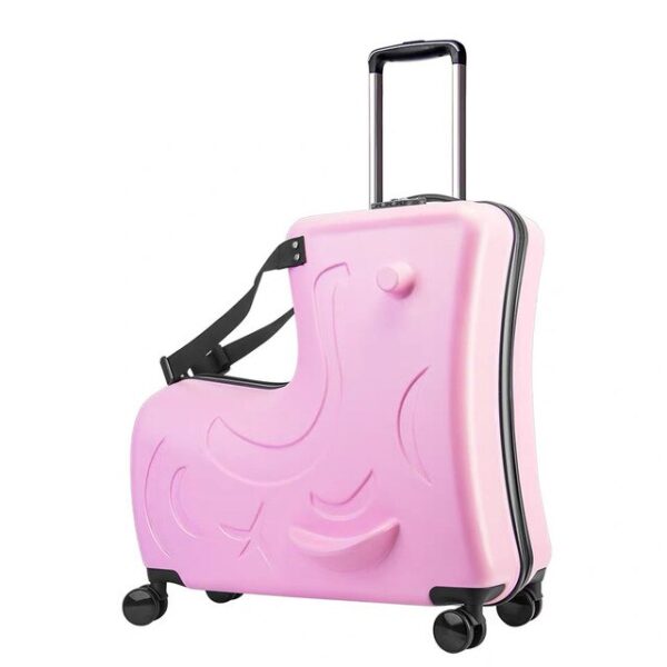 new Kids Riding Trojanl Luggage Hot Boys Girls Travel Trolley Alloy Children Sitting Rolling Luggage Suitcase 4.jpg 640x640 4