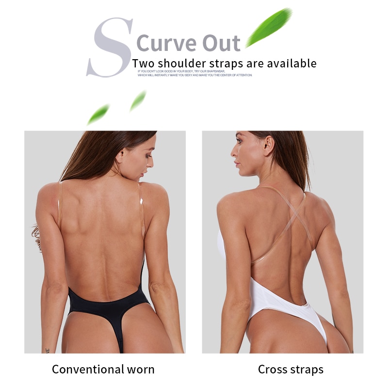 Backless Body Shaper Bra - Invisible Plunge Backless Body Shaper