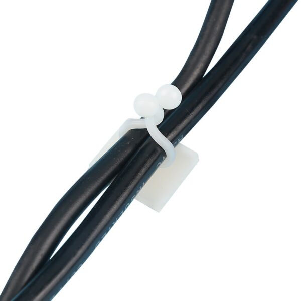 10kom Bijela žica Nosači učvršćivača Pričvršćivač Nosač samoljepljive kabelske stezaljke Zeleni zidni kabel za penjanje 3