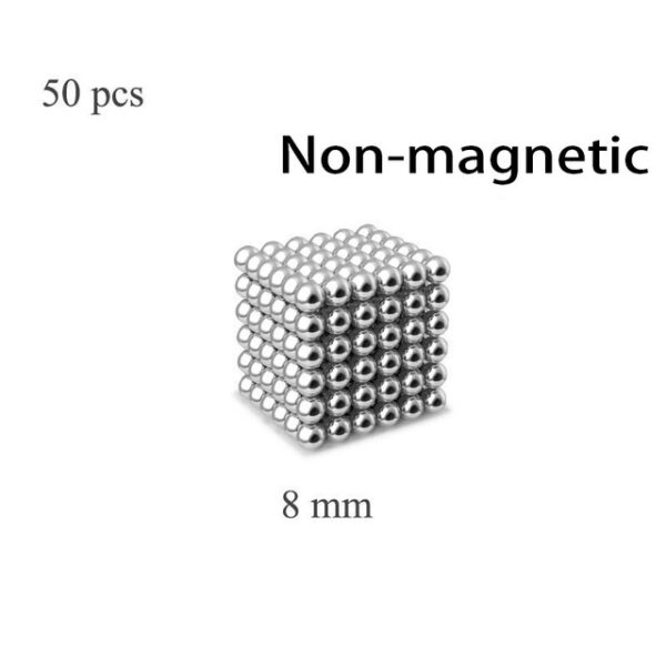 150Pcs Magnetic construct Building Blocks Magnetic Sticks Silver balls Accessories DIY Office Puzzle Toys for