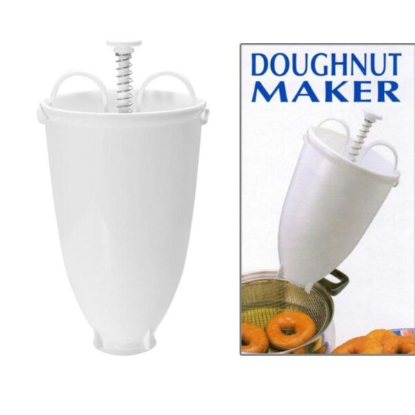 1PC Plastic Donut Maker Dispenser Doughnut Maker Artifact Fry Donut Mould Arabic Waffle Doughnut Cake Mould 2