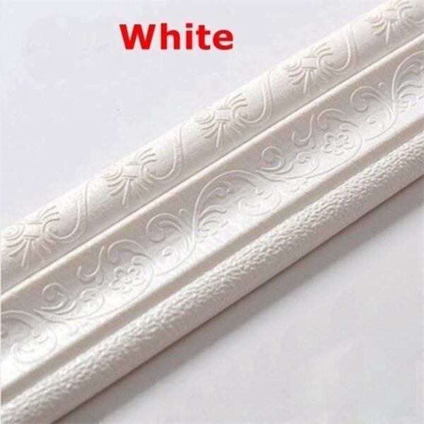 2 3m Waterproof Border Wall Sticker Top Corner Line Wall Edge Strip Wall Waist Line Sticker 3