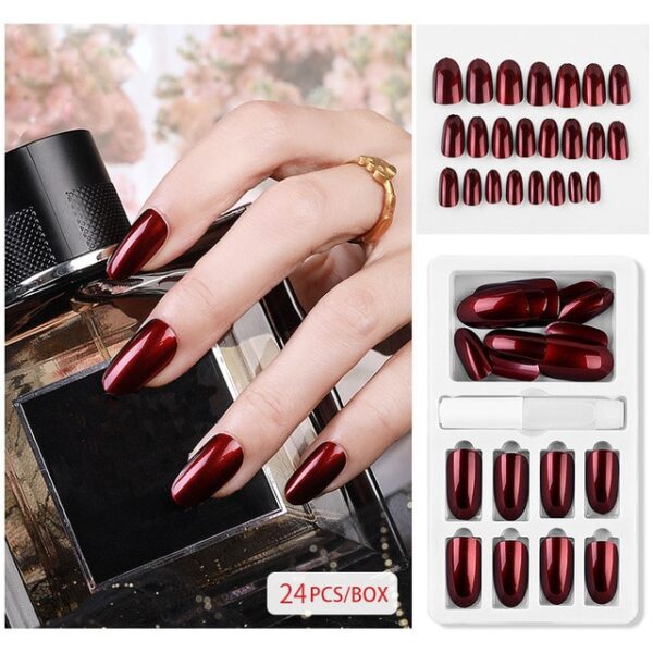 24Pcs Fake Nails On Nails On Glue Nail Tips False Nails Glue On Nails Artificial 13.jpg 640x640 13