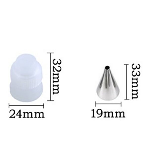 26 PCS Set Silicone Pastry Bag Tips Kitchen DIY Icing Piping Cream Reusable Pastry Bags 24 1