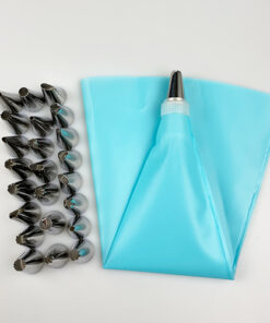 26 PCS Set Silicone Pastry Bag Tips Kitchen DIY Icing Piping Cream Reusable Pastry Bags 24.jpg 640x640