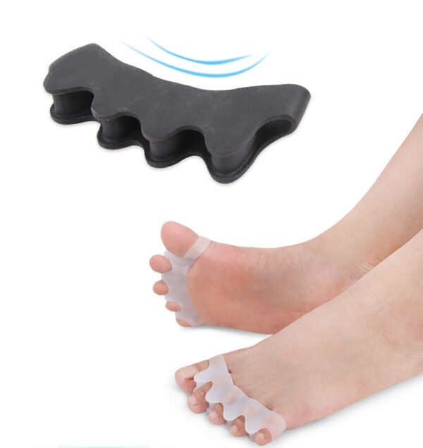 2pcs set Silicone Finger Toe Protector Toe Separators Stretchers Straightener Bunion Protector Pain Relief Foot Care 2