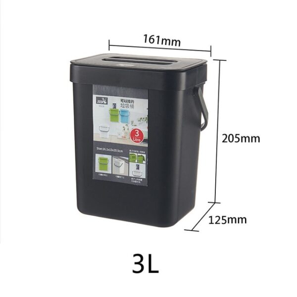 3 5L Waste Bin Kitchen Cabinet Door Hanging Trash Bin Trash Can Wall Mounted Bathroom Dustbin 2.jpg 640x640 2