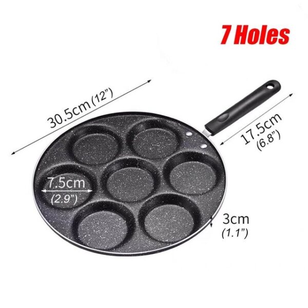 4 7 Holes Frying Pot Thickened Omelet Pan Non stick Egg Pancake Steak Pan Cooking Egg 3.jpg 640x640 3