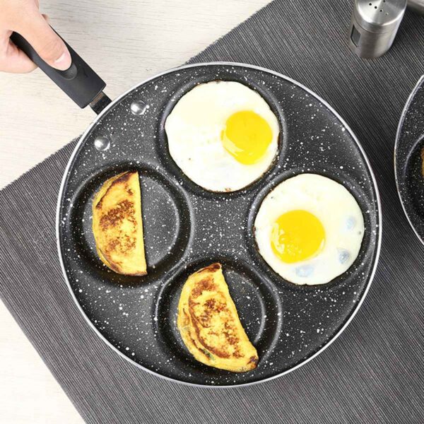 4 7 Holes Frying Pot Thickened Omelet Pan Non stick Egg Pancake Steak Pan Cooking Egg 6