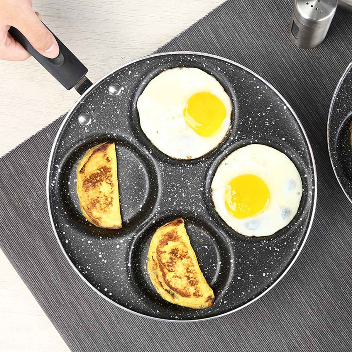 Egg Pan Omelet Pan 4 7 Holes Nonstick Egg Frying Pan Egg