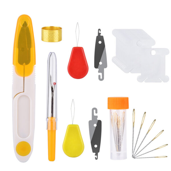 50 Colors Embroidery Skeins Sewing Kit Embroidery Cross Stitch Needle Tool DIY Knitting Stitching Sewing Sets 2