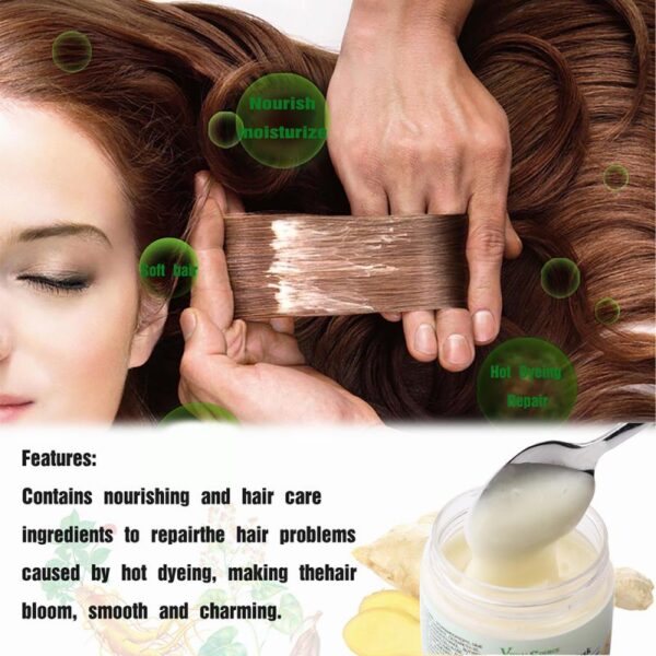 50g Tonic Hair Treatment Herbal Hair Mask Root Hair Ginger Ginseng Polygonum Multiflorum Sinensis Keratin Seconds 4