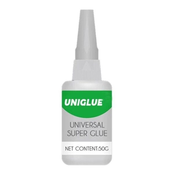 50ml Multifunction Uniglue Universal Super Glue iav Bonding xuas tes ua cov hniav nyiaj hniav kub pob zeb ceev qhuav Universal