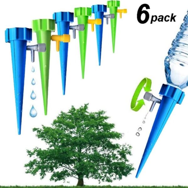 6 12 18PCS Autocontenutu Sistema di irrigazione per irrigazione à goccia automatica Spike per irrigazione automatica per piante Fiore 1.jpg 640x640 1