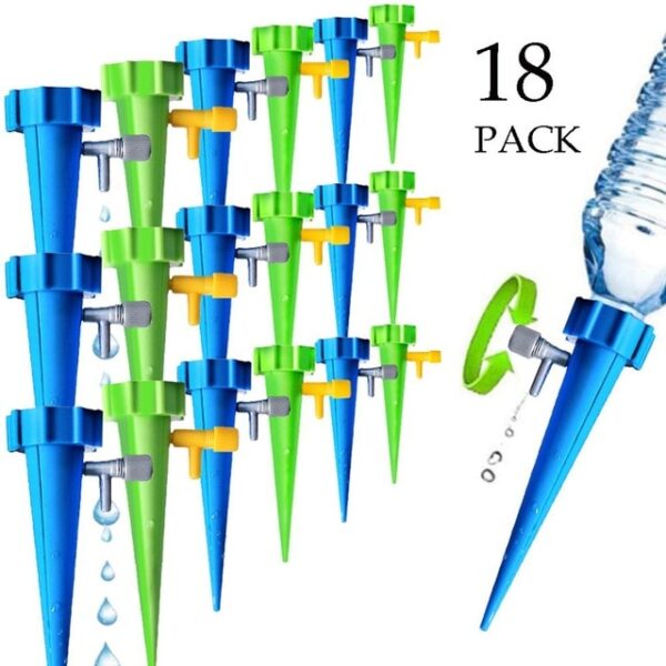 6 12 18PCS Autocontenutu Sistema di irrigazione per irrigazione à goccia automatica Spike per irrigazione automatica per piante Fiore 2.jpg 640x640 2