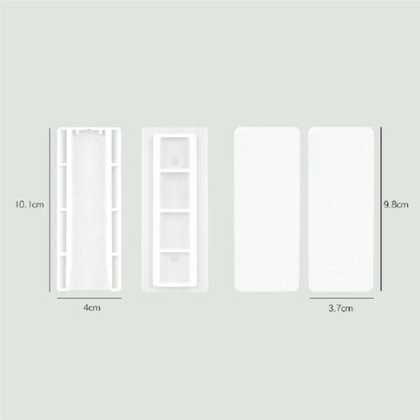 6Pcs Suport per a emmagatzematge de taulers de cable muntats a la paret Punxons sense traça Bastidors de taulers de connexions gratuïts Socket penjant 3