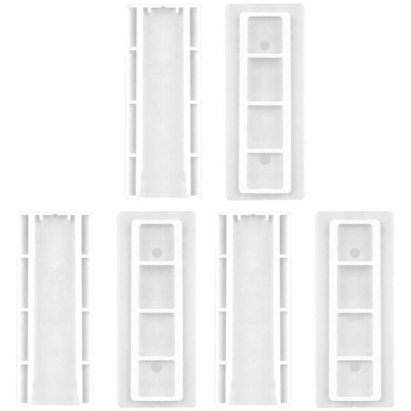 6Pcs Wall mounted Cable Patch Panel Storage Holders Traceless Punch Free Patch Board Racks Hanging