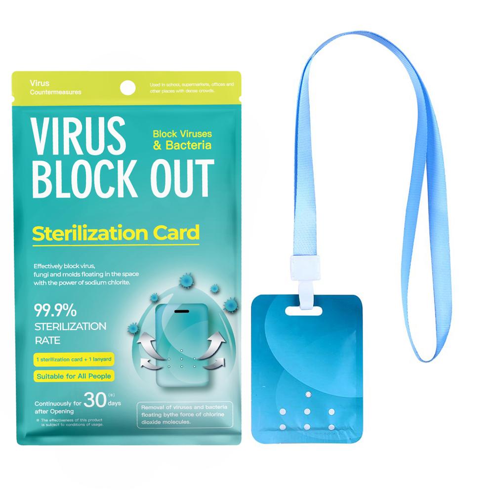 Virus Disinfection Card Not sold in stores