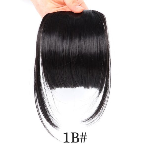 AliLeader Black Fake Hair Bans Front Neat Bangs Clip In Hairpiece Fringe Hair Extensions For Women 1.jpg 640x640 1