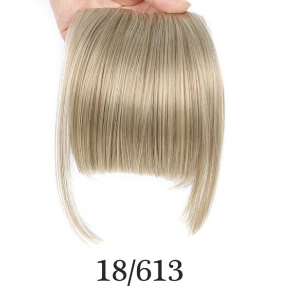 AliLeader Black Fake Hair Bans Front Neat Bangs Clip In Hairpiece Fringe Hair Extensions For Women 3.jpg 640x640 3