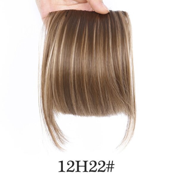 AliLeader Black Fake Hair Bans Front Neat Bangs Clip In Hairpiece Fringe Hair Extensions For Women 4.jpg 640x640 4