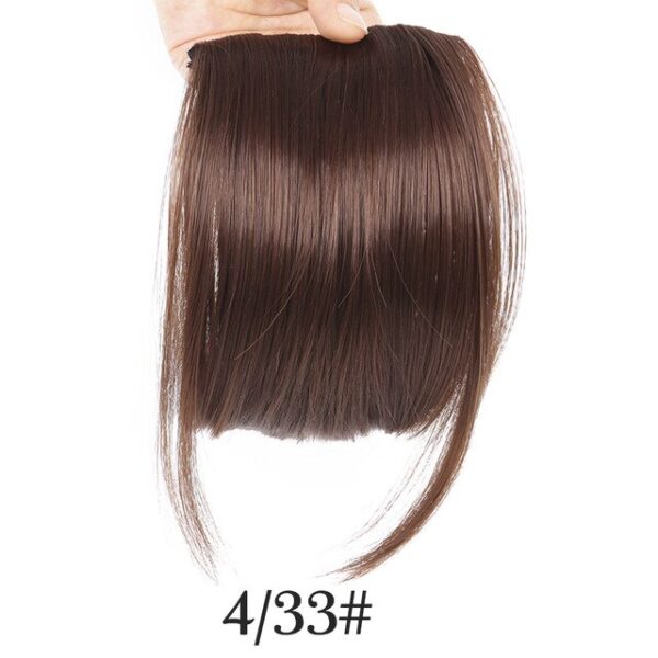 AliLeader Black Fake Hair Bans Front Neat Bangs Clip In Hairpiece Fringe Hair Extensions For Women 7.jpg 640x640 7