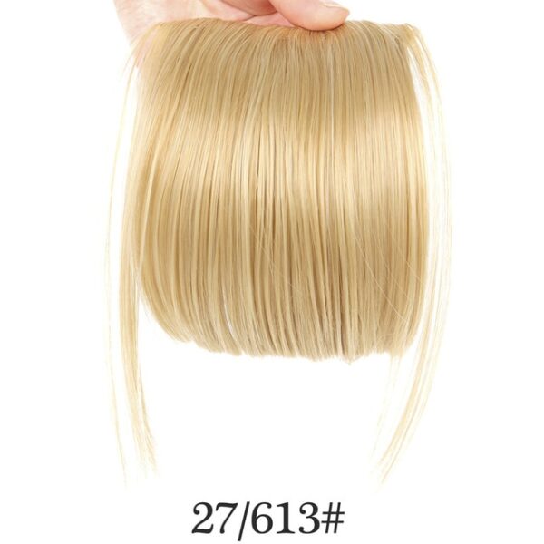 AliLeader Black Fake Hair Bans Front Neat Bangs Clip In Hairpiece Fringe Hair Extensions For Women 9.jpg 640x640 9