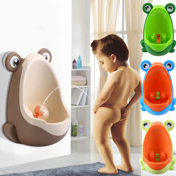 Baby Boy Potty Toilet Training Frog Kids Children WC Stand Vertical Urinal Boys Penico Pee Infant