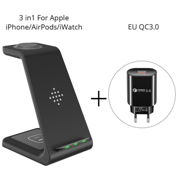 Bonola Qi 3 in1 Wireless Charging Station For iPhone11Pro Xr Xs AirPods Pro iWatch5 4 Wireless 2.jpg 640x640 2