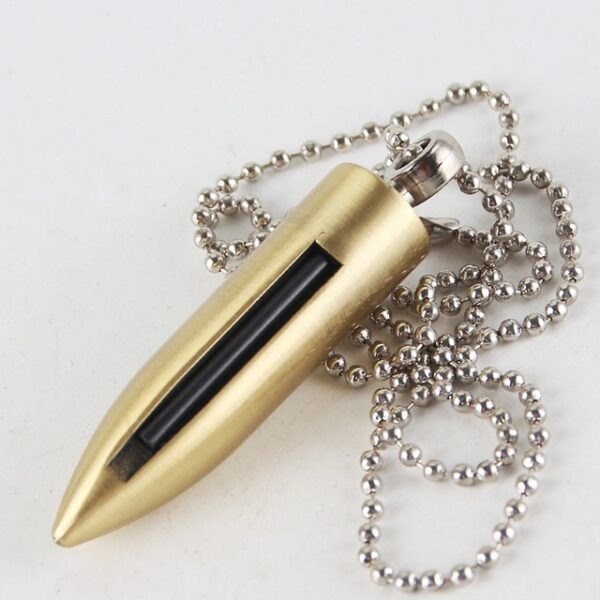 Bullet Oil Lighter Cotton Million Matches Key Chain Portable Metal Lighters for Men Survival Camping 4.jpg 640x640 4