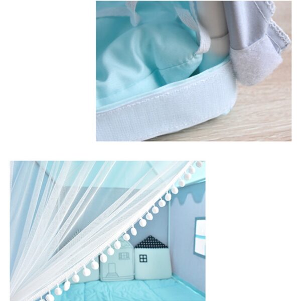 Puball bréagán Tí Súgartha Leanaí INS Nordach Play Tent Baby Dome Hanging Mosquito Net Kids Room 5