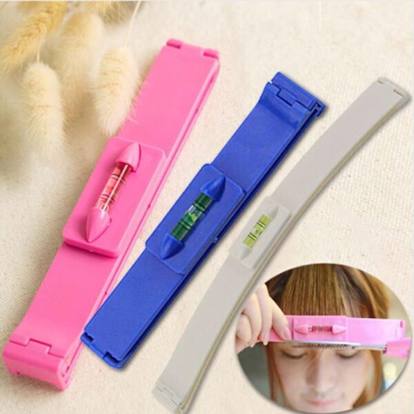 DIY Women Hair Trimmer Fringe Cut Tool Clipper Comb Guide For Cute Hair Bang Level Ruler