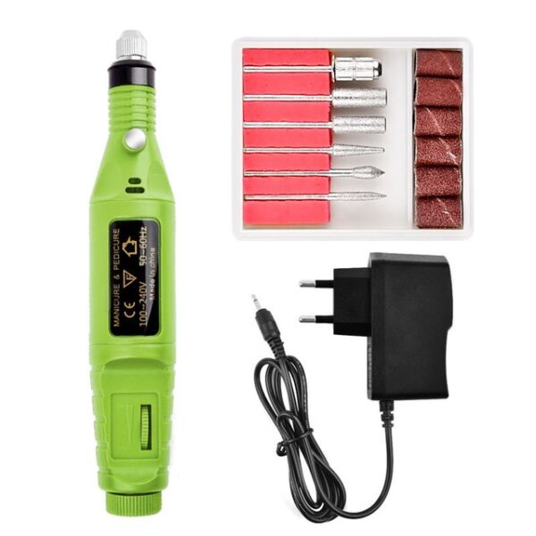 EU US plug 1 set of professional electric nail boring machine manicure machine nail file