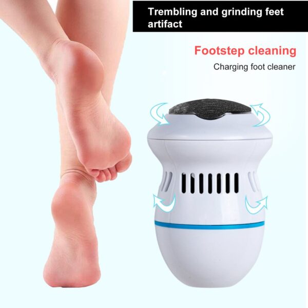 Electric Foot Grinder Pedi Vac Bag-ong Mga Modelo sa Pag-charge nga Taas Ug Ubos nga Gear I-adjust ang Speed ​​Ug Ipahiangay 4