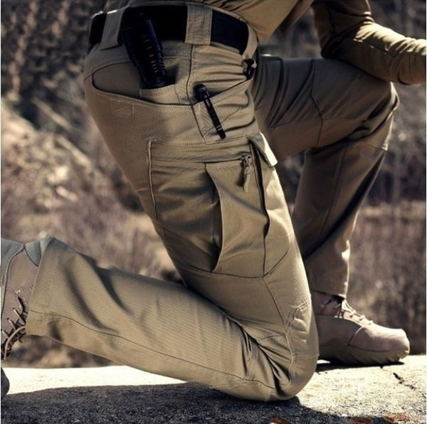 Fashion Multi Pockets Multifunction sweat Pants Men Tactical Cargo Pants Waterproof Militar Hiking Camping sa gawas nga Trousers 1
