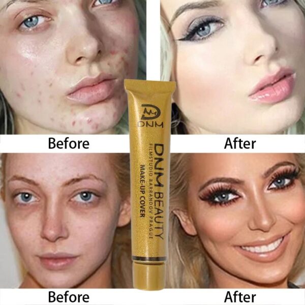 Full Skin Concealer Foundation Cream Face Professional Blemish Cover Dark Spot Tattoo Contour Makeup Liquid Concealer 1