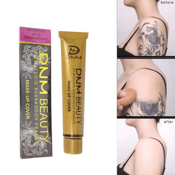 Full Skin Concealer Foundation Cream Face Professional Blemish Cover Dark Spot Tattoo Contour Makeup Liquid Concealer 2