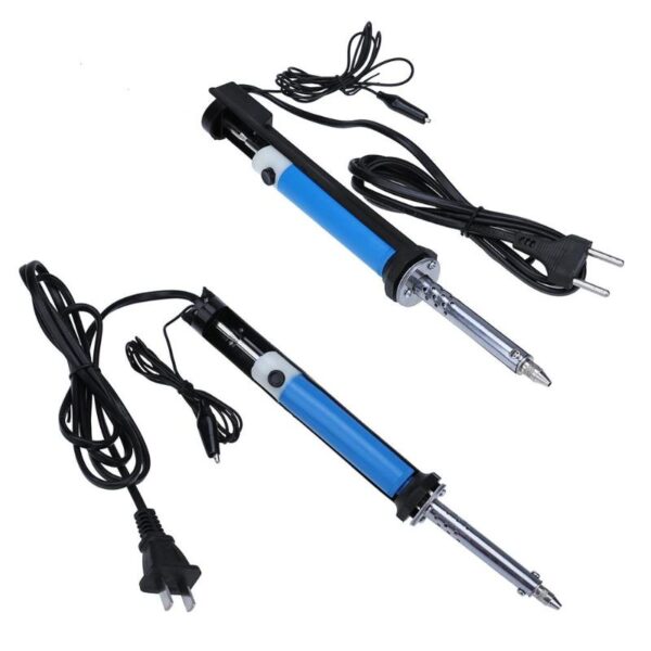 Handheld Electric Tin Suction Sucker Pen Desoldering Pump Soldering Tool With Nozzle Cleaner and Replaceable Nozzle 1