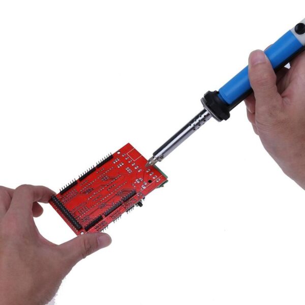 Handheld Electric Tin Suction Sucker Pen Desoldering Pump Soldering Tool With Nozzle Cleaner and Replaceable Nozzle 4