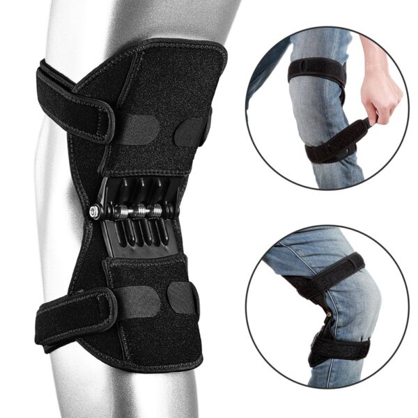 Joint Support Knee Pads Breathable Non Slip Power Lift Joint Knee Pads Powerful Rebound Spring Force 4