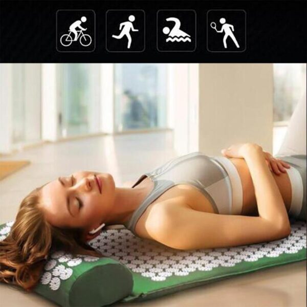 Massager Acupuncture Massage Yoga Mat Acupressure Relieve Stress Back Body Pain Spike Mat Massage Yoga Mat 1