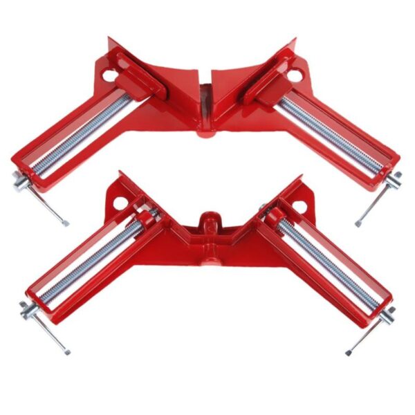 Multifunction 4inch 90 degree Right Angle Clip Picture Frame Corner Clamp 100mm Mitre Clamps Corner Holder 2