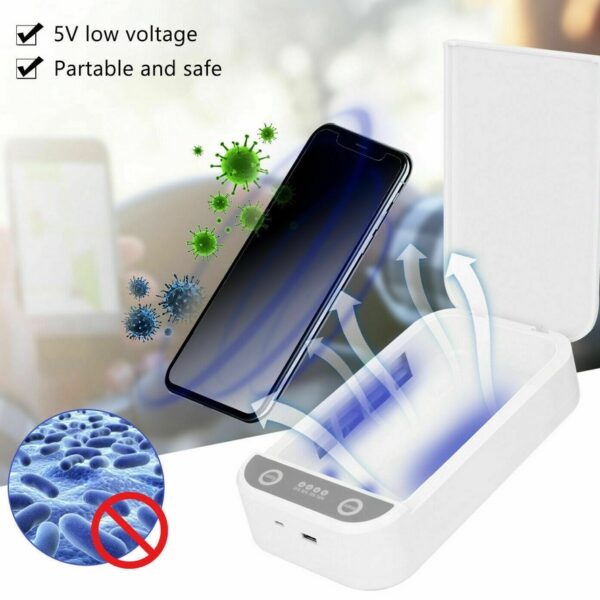 Phones Face Mask Disinfection UV Smartphone Sterilizer Home Cleaning Box Aromatherapy Sanitizer Disinfection Box Nanotechnology 1