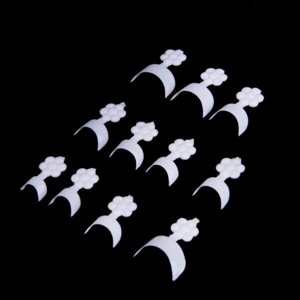 Professional 500PCS Pack Acrylic French Nail Tips White Half Cover Artificial False Nail UV Gel DIY 4