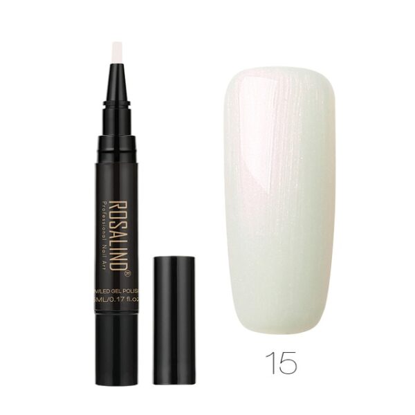 ROSALIND 5ml Nail Polish Pen Need Cured by UV LED Lamp Soak Off White Color for 14.jpg 640x640 14