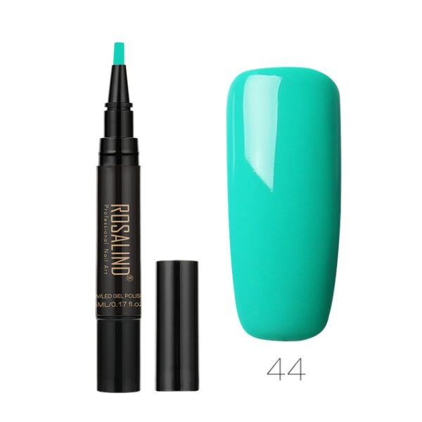 ROSALIND 5ml Nail Polish Pen Need Cured by UV LED Lamp Soak Off White Color for 44.jpg 640x640 44