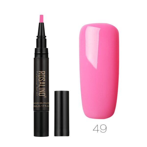 ROSALIND 5ml Nail Polish Pen Need Cured by UV LED Lamp Soak Off White Color for 49.jpg 640x640 49