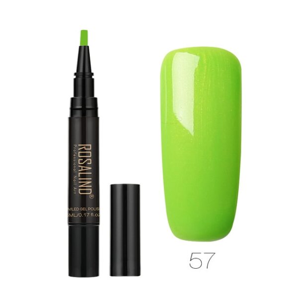 ROSALIND 5ml Nail Polish Pen Need Cured by UV LED Lamp Soak Off White Color for 57.jpg 640x640 57