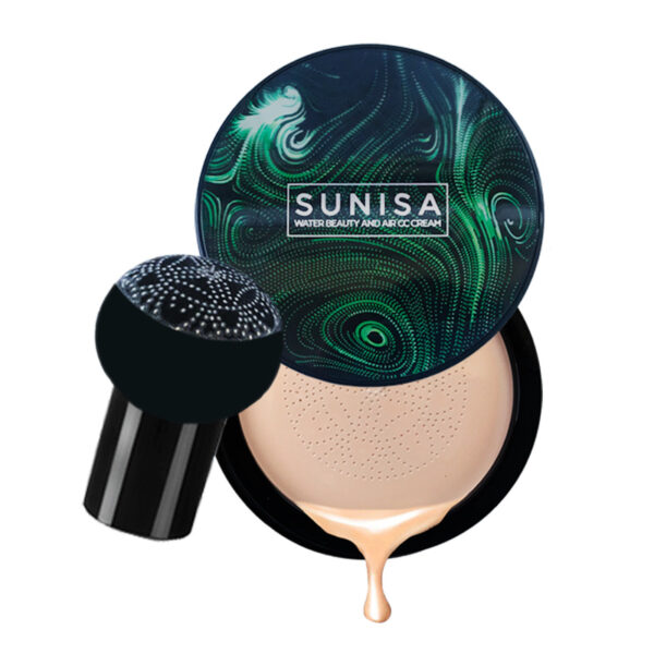 SUNISA Small Mushroom Head Air Cushion BB Cream Isolation BB Nude Concealer Oil Control Moisturizing Liquid