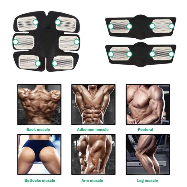 Smart EMS Hips Trainer Electric Muscle Stimulator Wireless Buttocks Abdominal ABS Stimulator Fitness Body Slimming Massager 3